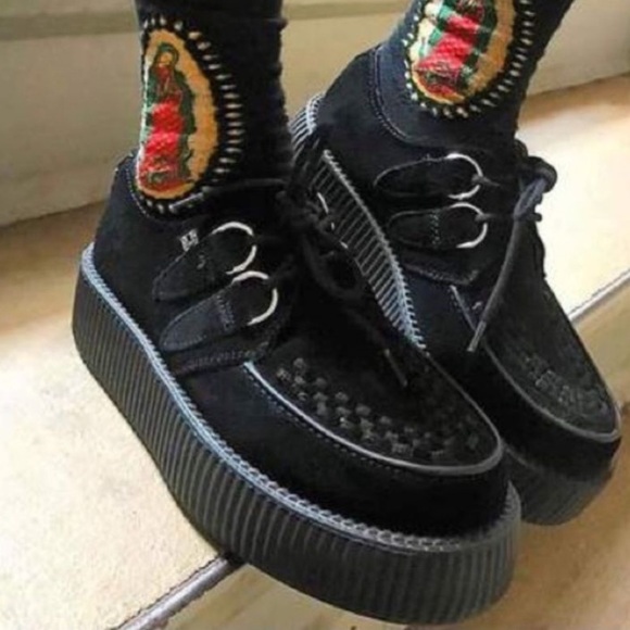 TUK suede Low Creeper Black - Picture 3 of 9